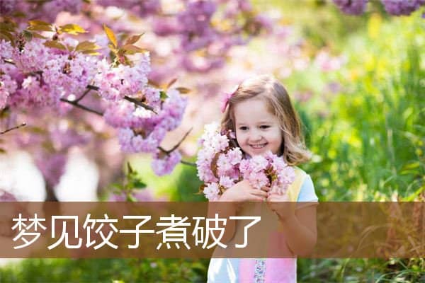 梦见饺子煮破了是什么意思