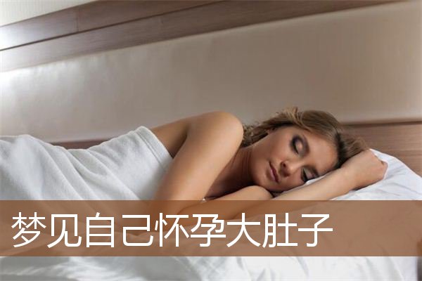 自己怀孕大肚子