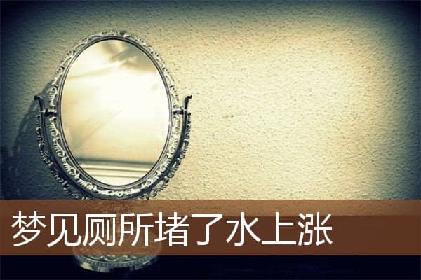 梦见厕所堵了水上涨是什么意思