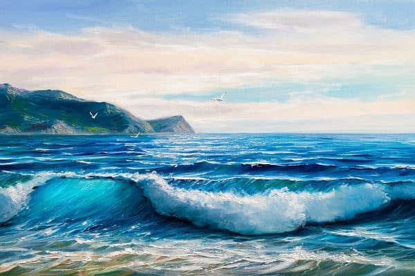 梦见看海浪